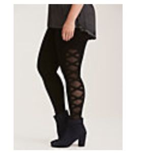Torrid mesh insert leggings